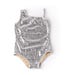 Silver Sequin One Shoulder One Pc . Swimsuit