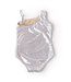 Shade Critters Silver Sequin One Shoulder One Pc . Swimsuit