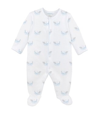 LydaBaby White Animals in the Boat Footie