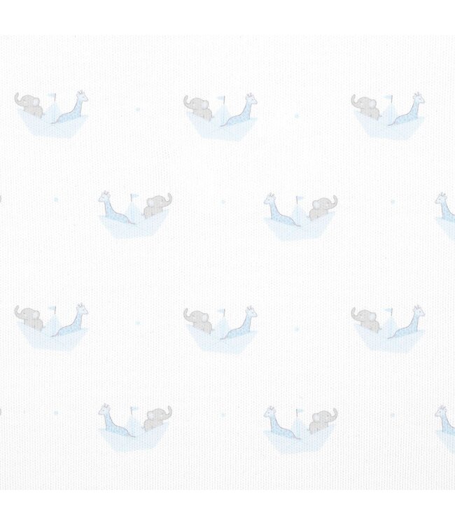 LydaBaby White Animals in the Boat Footie