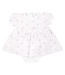 LydaBaby White Bows & Stripes Dress