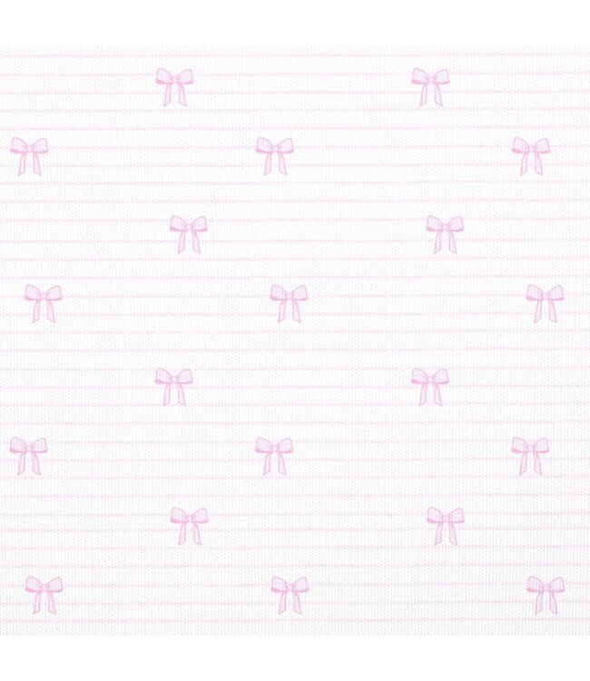 LydaBaby White Bows & Stripes Dress