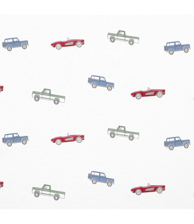 LydaBaby White Summer Cars Romper