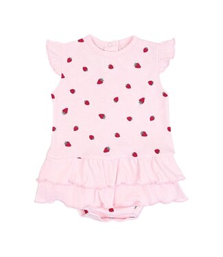 LydaBaby Pink Strawberries Bodysuit