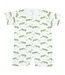 LydaBaby White Alligator Romper