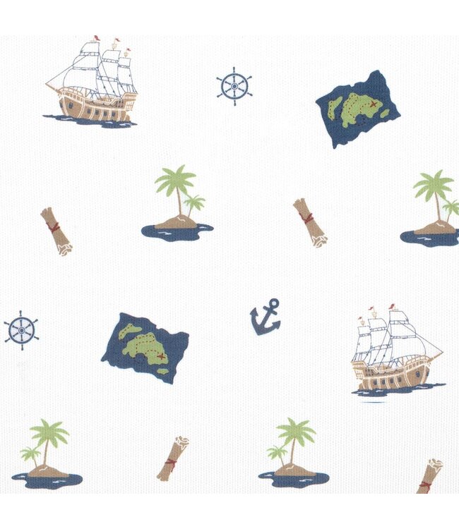 White Pirate's Island PJ Set