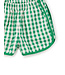 Garden Party Check Woven Dolphin Shorts
