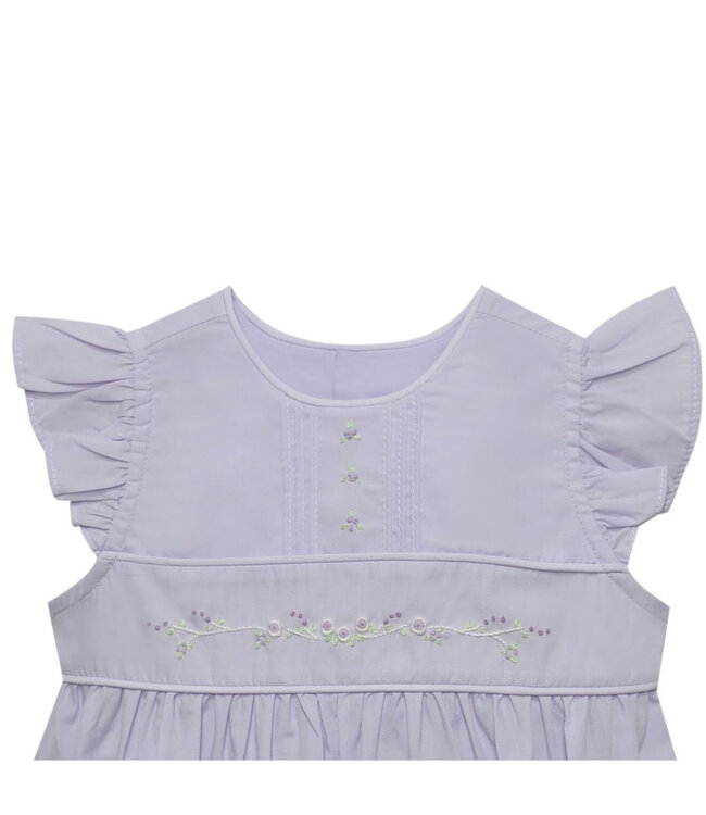 Baby Sen Purple Posy Lavender Remy Dress