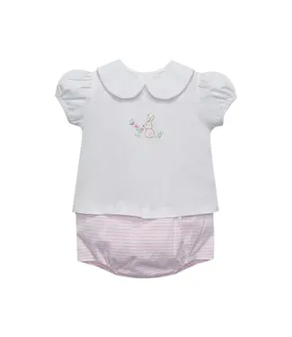 Baby Sen Little Cottontail Pink Bailey Bloomer Set