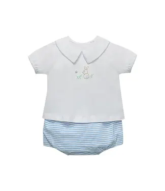 Baby Sen Little Cottontail Blue Sonny Short Set