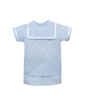 Baby Sen Blue Cyrus Short Set-Sailor