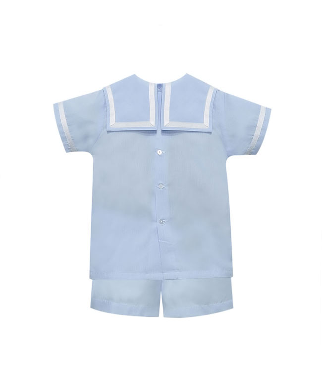 Baby Sen Blue Cyrus Short Set-Sailor