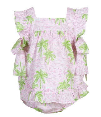 The Yellow Lamb Etta Sunsuit: Ocean Breeze