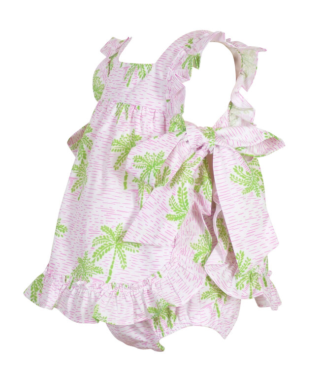 The Yellow Lamb Etta Sunsuit: Ocean Breeze