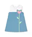 Pique Knit Dress with Tulip