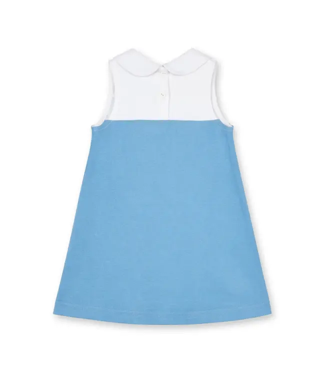 Pique Knit Dress with Tulip