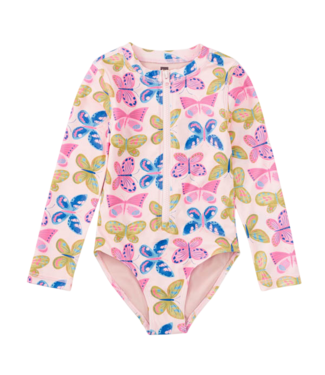 Tea Collection Flutter Fiesta L/S One Pc. Swimsuit