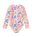Tea Collection Flutter Fiesta L/S One Pc. Swimsuit