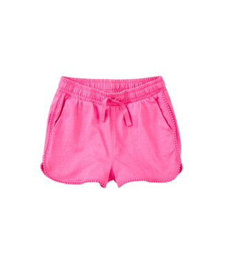 Tea Collection Carousel Pink Pom-Pom Shorts