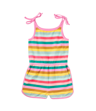 Tea Collection San Sebastian Stripe Tie Shoulder Sporty Romper