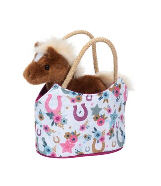 Douglas Boho Horseshoe Sak w/Chestnut Horse