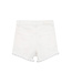 White Frayed Lucy High Rise Cut Off Shorts
