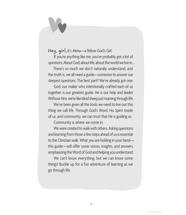 Harvest House God's Girl and Friendship