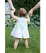 Seersucker Romper with Tulips