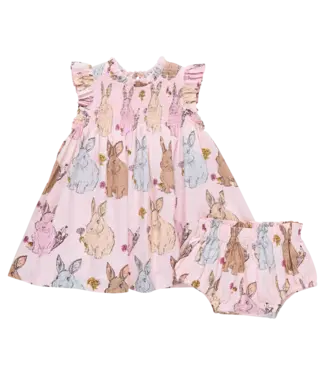 Pink Chicken Vintage Bunnies Stevie Dress