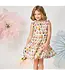 Pink Chicken Multi Eggs Eloise Ruffle Dress