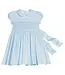 Lt. Blue/White Smocked Emery Dress