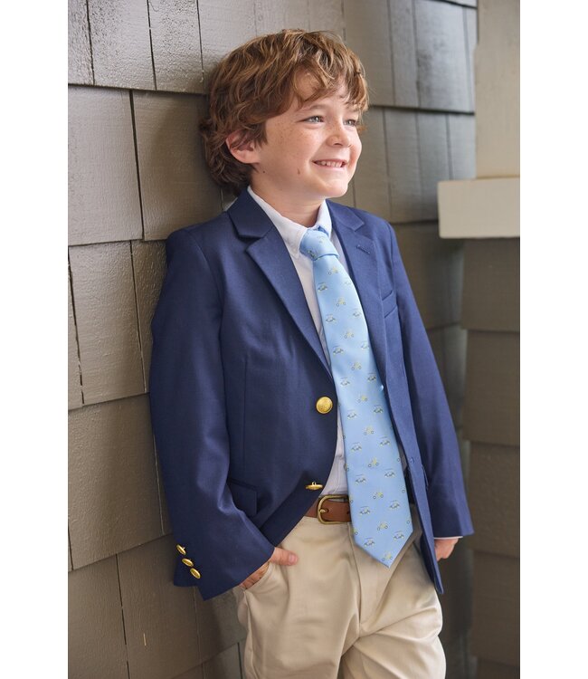 Little English Golf Cart Neck Tie