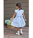 Lt. Blue/White Smocked Emery Dress