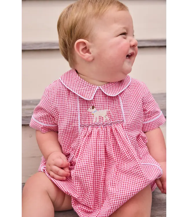 Little English Lab Smocked Bubble