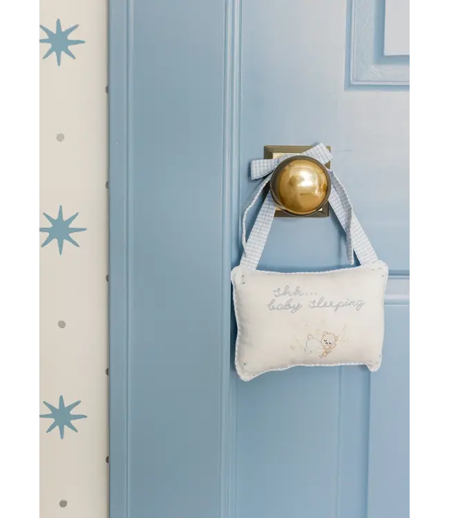 Little English Baby Sleeping Door Pillow