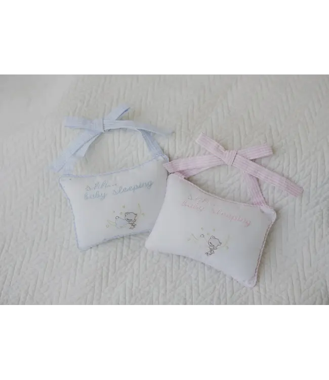 Little English Baby Sleeping Door Pillow