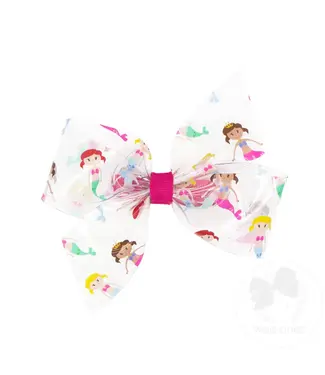 Wee Ones Mermaid Vinyl Bow