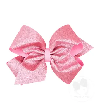 Wee Ones King Glitter Overlay Bow