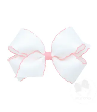 Wee Ones Medium Moonstitch Bow WHL