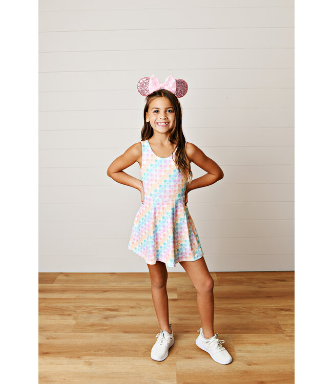 Gingham Mouse Tennis Tank Dress