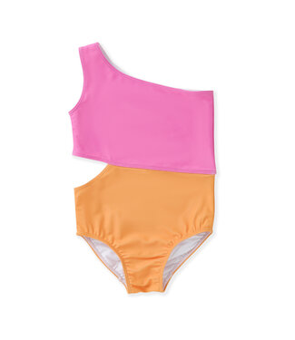 Swoon Baby Clothing Orange Sherbet Cut Out Swimsuit