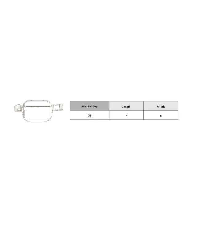 Makeup Mini Belt Bag