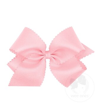 Wee Ones King Scalloped Edge Bow