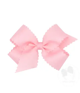 Wee Ones Medium Scallop Edge Bow