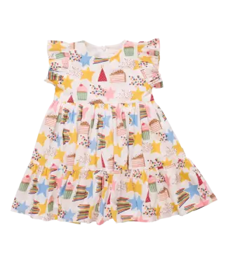 Pink Chicken Birthday Star Jennifer Dress