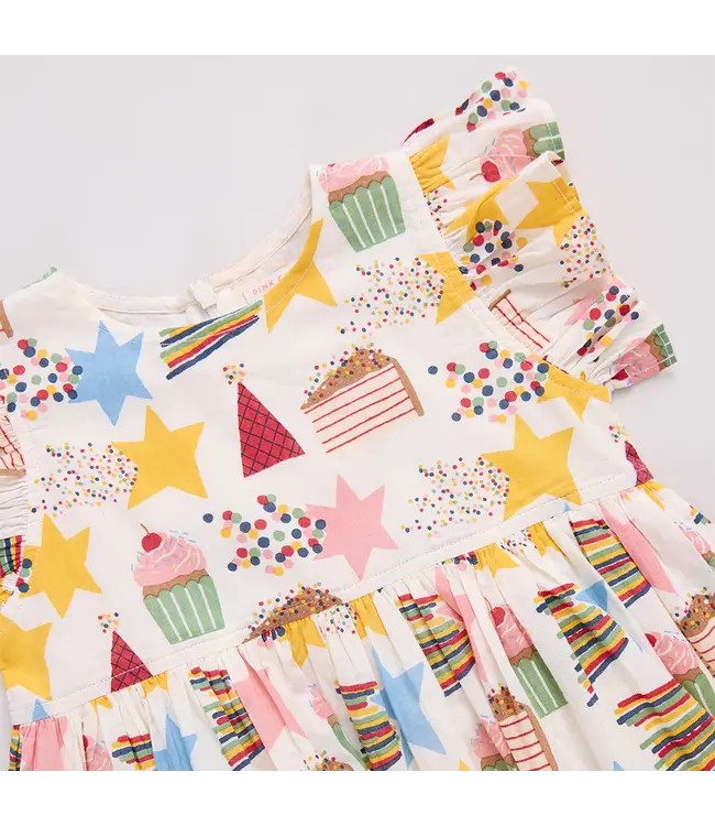 Pink Chicken Birthday Star Jennifer Dress