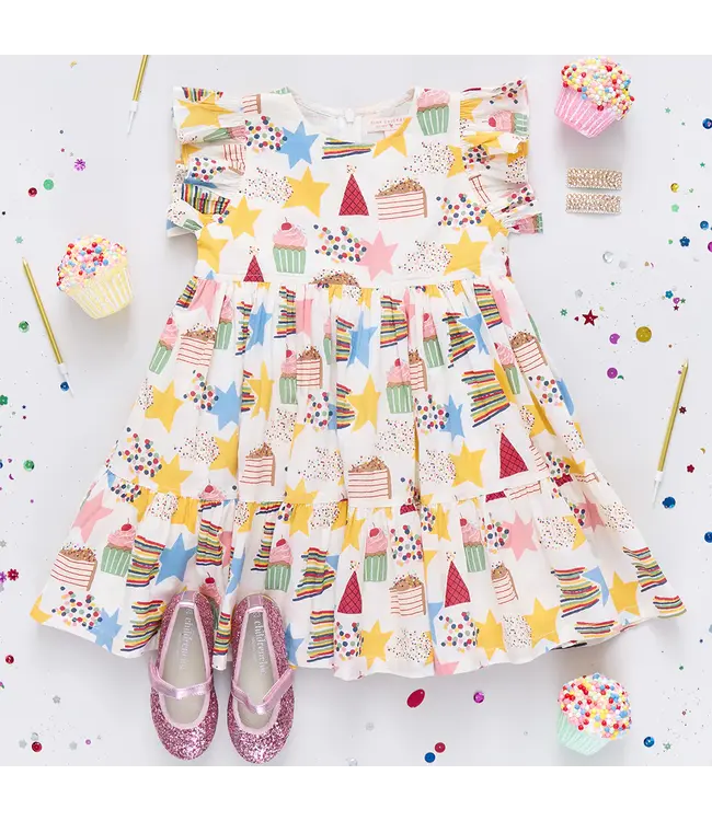 Pink Chicken Birthday Star Jennifer Dress