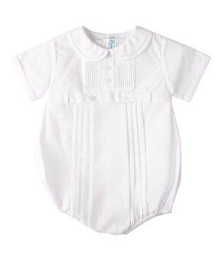 Feltman Brothers White Mini Button Belt Tuxedo Creeper