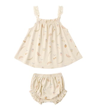 Rylee & Cru Shell Fruit Swing Top & Bloomer Set