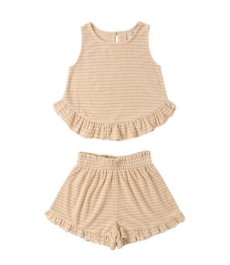 Rylee & Cru Pink Stripe Faye Set